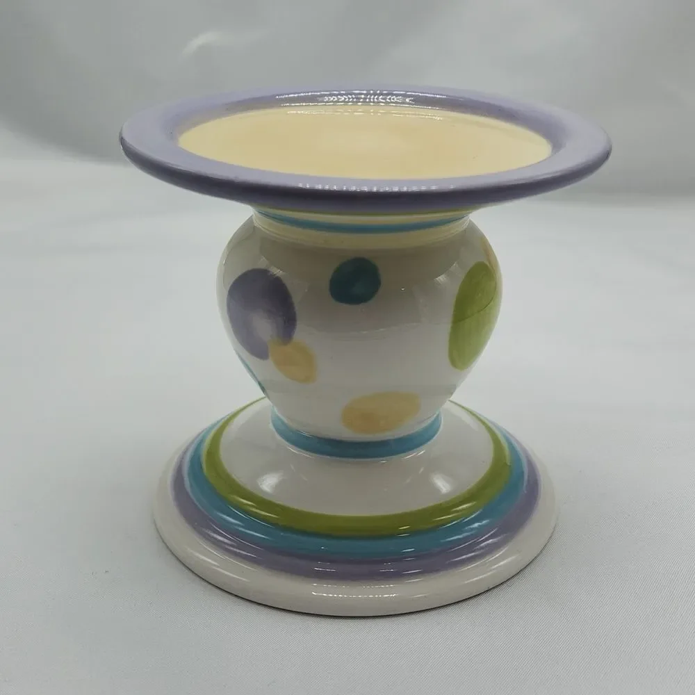 🔥PartyLite Pastel Lively Pillar Candle Holder Set - Picture 10 of 13